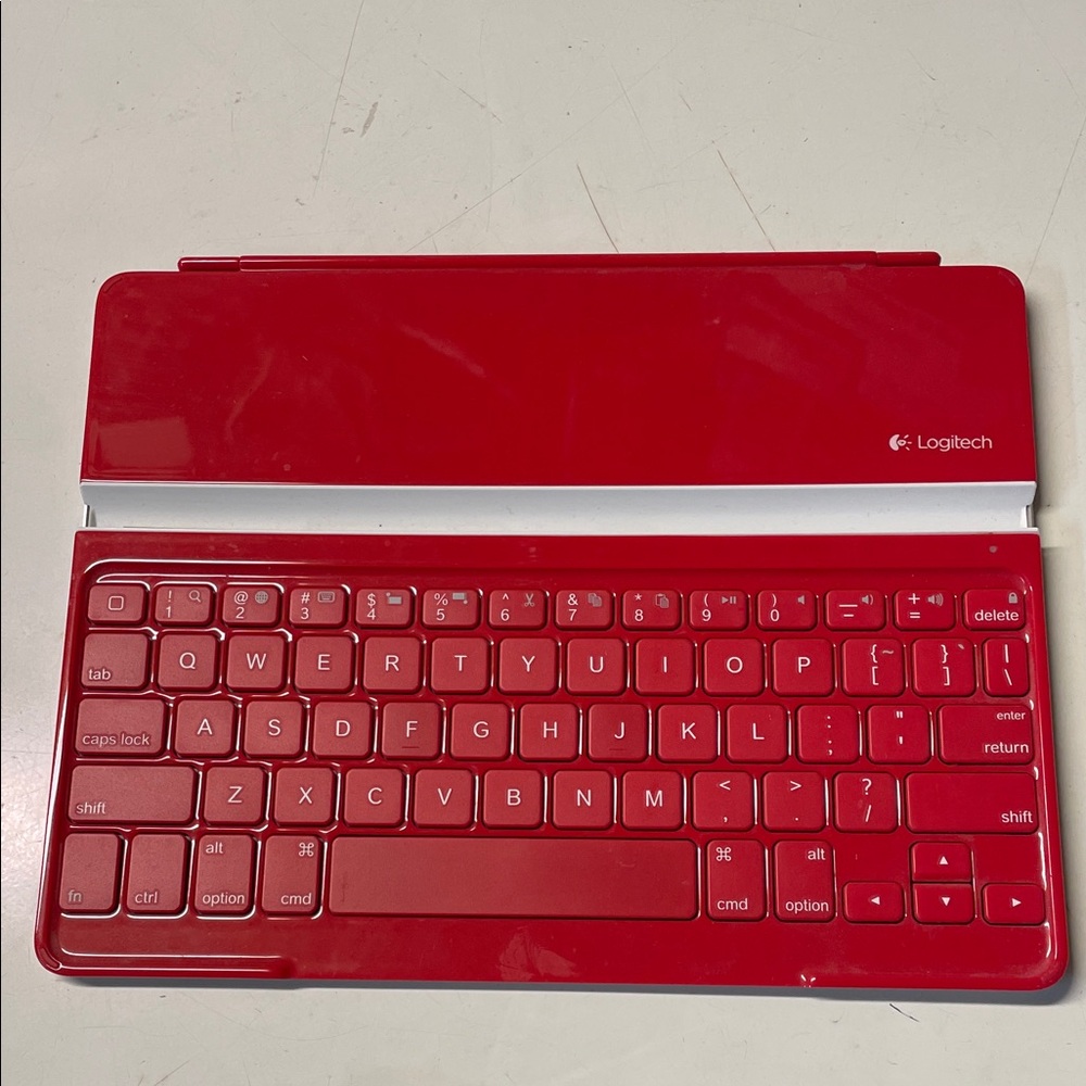 Logitech Vibrant Red Tablet Keyboard